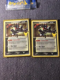 2x Greninja star SWSH144 Black Star Promo Holo LOT Pokemon Celebrations TCG - Image 1