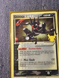 2x Greninja star SWSH144 Black Star Promo Holo LOT Pokemon Celebrations TCG - Image 2