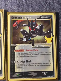 2x Greninja star SWSH144 Black Star Promo Holo LOT Pokemon Celebrations TCG - Image 3