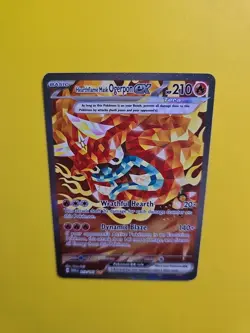 Hearthflame Mask Ogerpon ex 212/167 Sv06: Twilight Masquerade Holo SIR Pokemon - Image 3