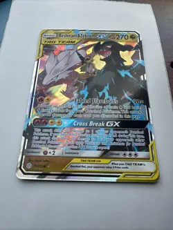 2019 Pokemon Sun & Moon Cosmic Eclipse Reshiram & Zekrom GX 157/236 - NM - Image 2