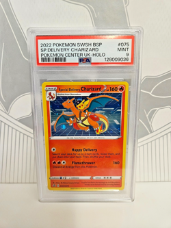PSA 9 Special Delivery Charizard SWSH 075 Mint Pokemon Promo 2022 - Image 1