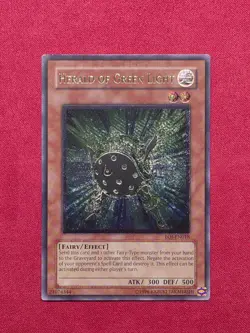 Yugioh Herald of Green Light EOJ-EN018 Ultimate Rare Light Play - Image 1