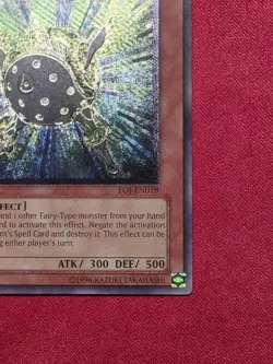 Yugioh Herald of Green Light EOJ-EN018 Ultimate Rare Light Play - Image 3