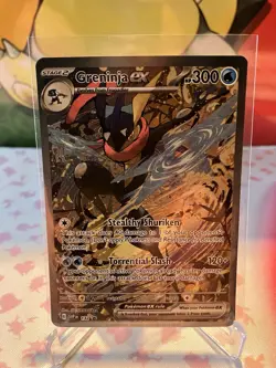Pokemon TCG Greninja ex SVP 132 Special Illustration Rare SIR Holo Card Mint - Image 3