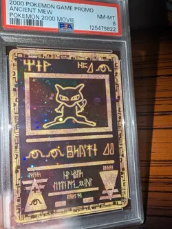 Ancient Mew PSA 8 - Pokemon TCG Card 2000 *GALAXY SWIRL* - Image 2