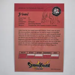 Senran Kagura Estival Versus Official Pinup Card YOMI Foil Spicy Anime Waifu - Image 2