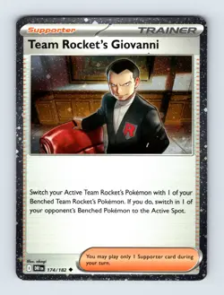 Team Rocket's Giovanni (Cosmos Holo) Miscellaneous Cards & Products Holo Pokemon - Image 1