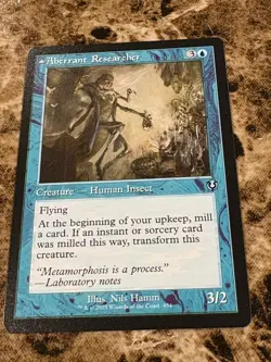ABERRANT RESEARCHER Magic the Gathering MTG Innistrad Remastered Retro - Image 1