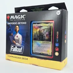 Magic the Gathering Universes Beyond Fallout Science! Commander Deck MTG - Image 1