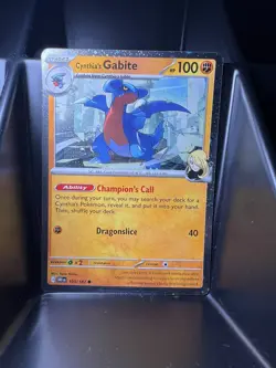 Pokemon CYNTHIA'S GABITE 103/182 - Destined Rivals - Cosmo Holo - Image 1