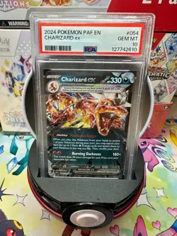 2024 POKEMON PAF EN-PALDEAN FATES #054 CHARIZARD EX PSA 10 - Image 1