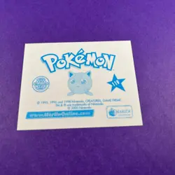 Pokemon Tauros Merlin Sticker Holo 119 Prism Series 2 Vintage Sticker - Image 3