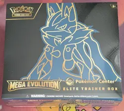 Pokemon Mega Evolutions Pokemon Center ETB Lucario Sealed - Image 2