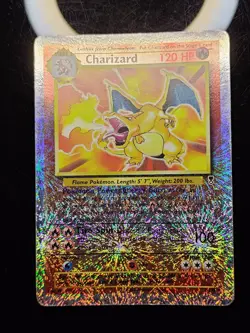 Carta Pokemon Charizard Reverse Holo Legendary Collection 3/110 Very Good - Image 1