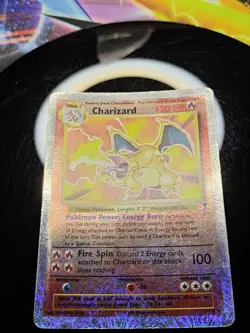 Carta Pokemon Charizard Reverse Holo Legendary Collection 3/110 Very Good - Image 2