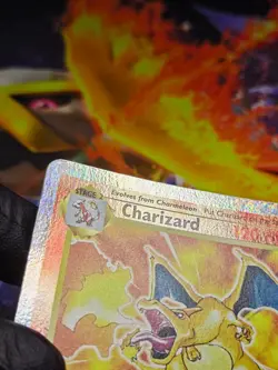 Carta Pokemon Charizard Reverse Holo Legendary Collection 3/110 Very Good - Image 3