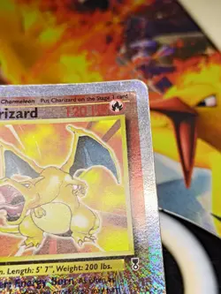 Carta Pokemon Charizard Reverse Holo Legendary Collection 3/110 Very Good - Image 4