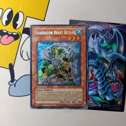 Yu-Gi-Oh! Gladiator Beast Retiari CSOC-EN086 Crossroads of Chaos NM - Image 1