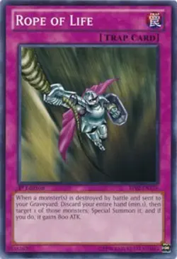 1x Rope of Life - 1st Edition NM Eng YuGiOh - Battle Pack 2 - Image 1