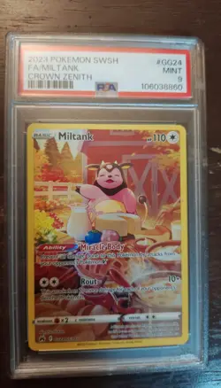 Pokemon Card Miltank GG24/GG70 PSA #9 Crown Zenith: Galarian Gallery - Image 2