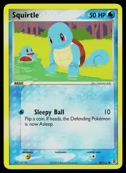 Pokemon Card - Squirtle FireRed & LeafGreen 82/112 Common - Image 1