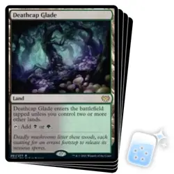 DEATHCAP GLADE X4 Innistrad: Crimson Vow VOW Magic MTG MINT CARD - Image 1