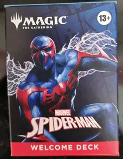 Magic: The Gathering Marvel's Spider-Man Welcome Deck Blue SEALED Miles & Peter - Image 1