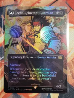 Jecht, Reluctant Guardian (363) Borderless, Magic MtG Final Fantasy FOIL , NM - Image 1