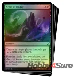Foil Arms Of Hadar X4 M/NM Magic MTG Commander Legends: Battle For Baldur's Gate - Image 1