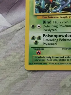 Pokemon TCG Tangela Base Set 66/102 Regular MP. - Image 4