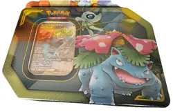 Pokemon TCG: Tag Team Powerful Partnership Tin Celebi & Venusaur GX Sealed - Image 1