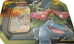 Pokemon TCG: Tag Team Powerful Partnership Tin Celebi & Venusaur GX Sealed - Image 4