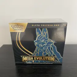 Pokemon TCG Mega Evolutions Lucario Elite Trainer Box ETB - Image 1