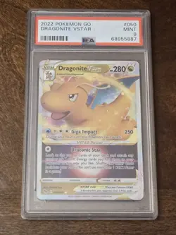 Dragonite VSTAR 050/078 - 2022 Pokemon GO - PSA 9 MINT - Image 1