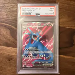 2025 Pokemon SALAMENCE EX #177/159 Journey Together Full Art Ultra Rare EN PSA 9 - Image 1