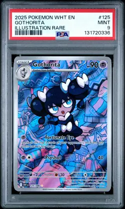 Gothorita Pokemon Wht En-White Flare 125 NM PSA 9 - Image 1