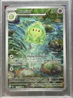 DUOSION #119 ILLUSTRATION RARE 2025 POKEMON BLK EN BLACK BOLT PSA 9 MINT LOW POP - Image 4