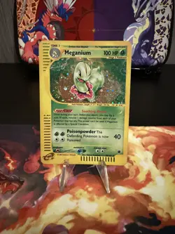 2002 Pokemon TCG Meganium 18/165 Expedition Holo Rare - Image 1