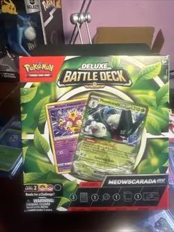 Meowscarada EX Pokemon TCG Deluxe Battle Deck - New - Sealed - Image 1