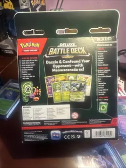 Meowscarada EX Pokemon TCG Deluxe Battle Deck - New - Sealed - Image 2