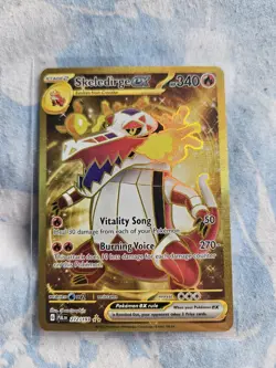 Pokemon TCG: Skeledirge ex 272/193 Paldea Evolved Gold Full Art - Image 1
