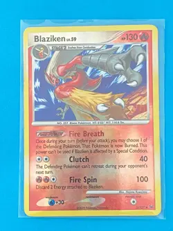 Pokemon Blaziken 3/127 Reverse Holo | Platinum | Rare | Lightly Played LP - Image 1