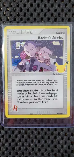 Rocket's Admin. 86/109 2021 Pokemon Celebrations: Classic Collection Holo - Image 1