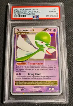 Pokemon Gardevoir LV. X 131/132 Secret Wonders Holo Rare PSA 8 NM-MT! - Image 1