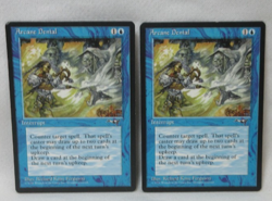 ARCANE DENIAL X2 MAGIC THE GATHERING ALLIANCES MTG 1996 Trading Card #282 - Image 1