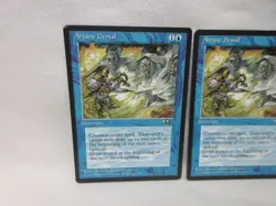 ARCANE DENIAL X2 MAGIC THE GATHERING ALLIANCES MTG 1996 Trading Card #282 - Image 3