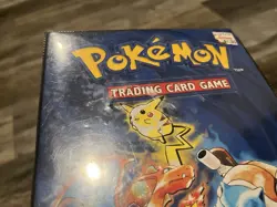 Vintage 1999 Pokemon Official Card Game Nintendo WOTC Binder Base Set 4 Pocket - Image 4