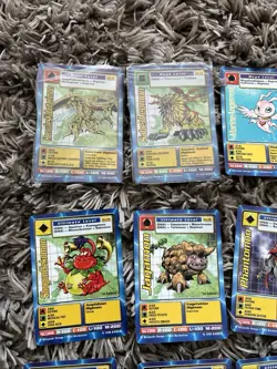 184 x Vintage 1999 Digimon Digi-Battle Lot Bandai Large Variety Cards Bundle - Image 2