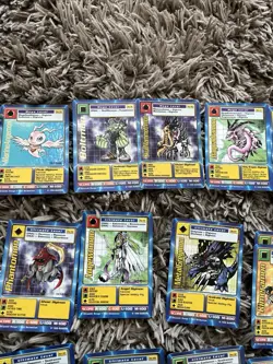 184 x Vintage 1999 Digimon Digi-Battle Lot Bandai Large Variety Cards Bundle - Image 3